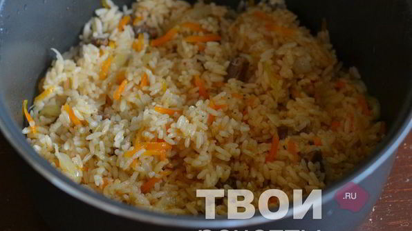 плов с говядиной в мультиварке