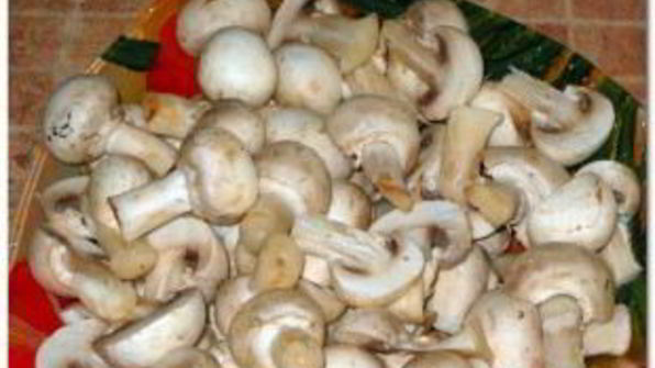 плов с грибами и курицей