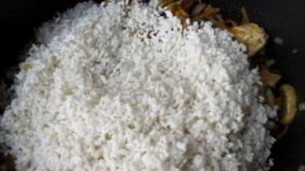 плов с грибами и мясом