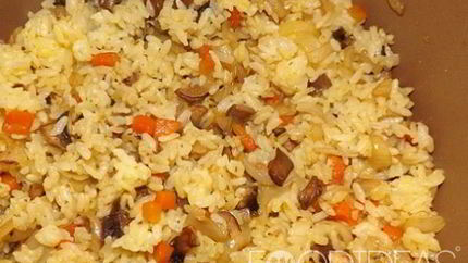 Плов с грибами в мультиварке