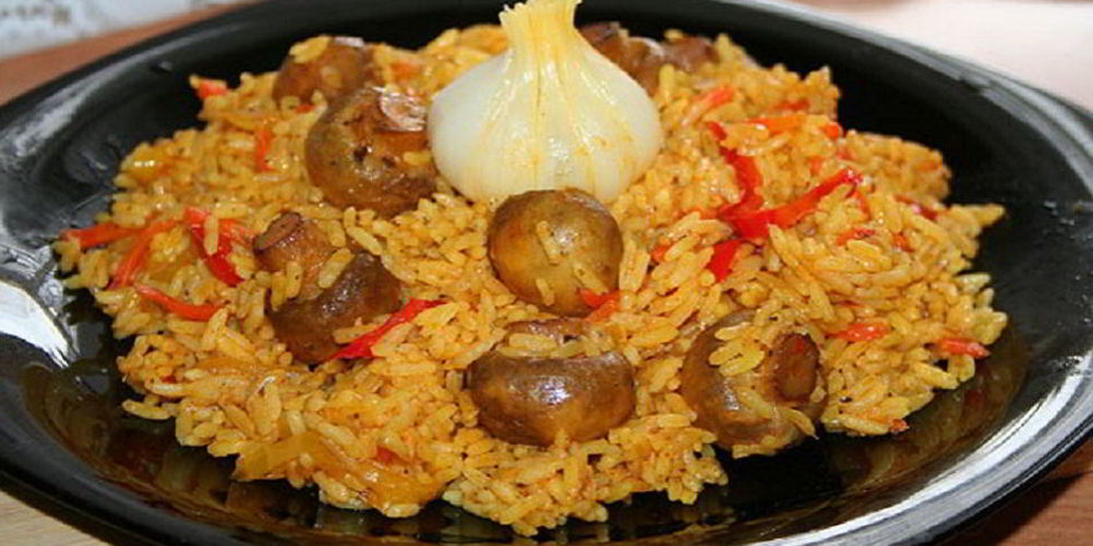 Рецепт плова с грибами