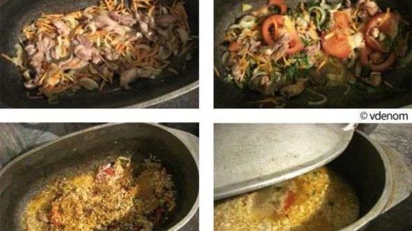 плов с куриными бедрами