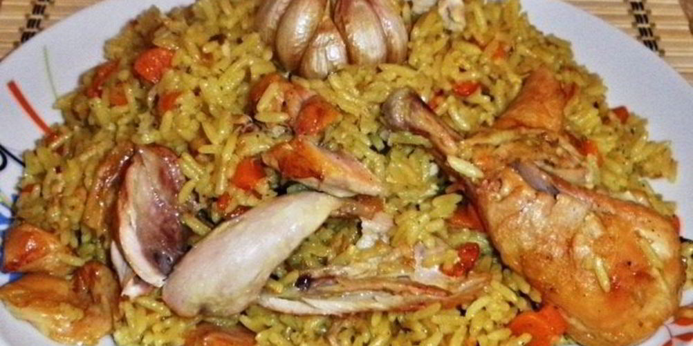 Рецепт плова с куриными ножками