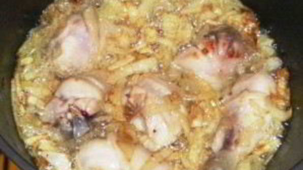 плов с куриными ножками