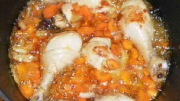 плов с куриными ножками