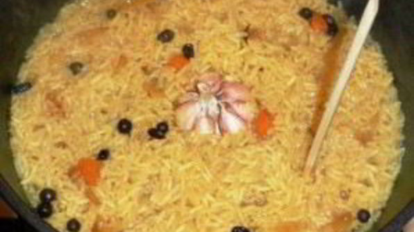 плов с куриными ножками