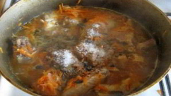 плов с курицей в утятнице