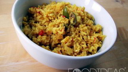 Плов с мидиями