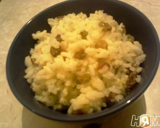 Плов с яйцом