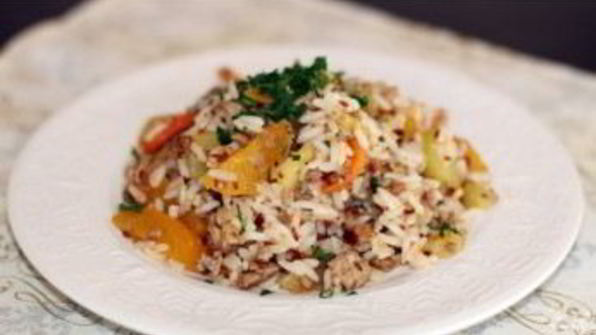 плов со свининой по-тайски