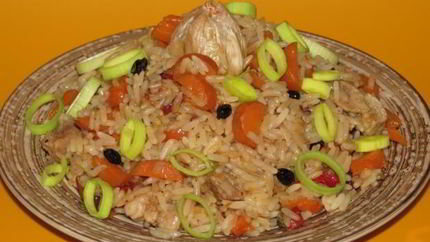 Плов со свининой в скороварке