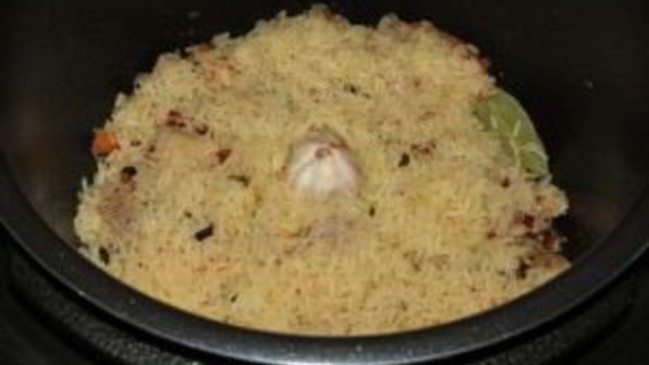 плов со свининой в скороварке