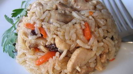 Плов узбекский с курицей