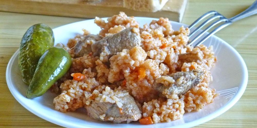 Рецепт плова в кастрюле со свининой