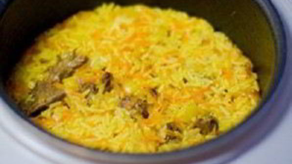 плов в мультиварке с мясом