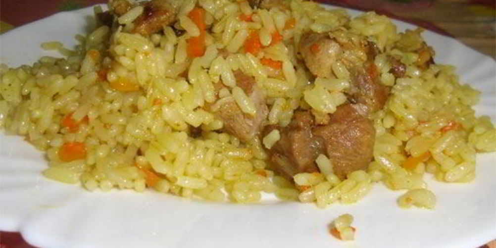 Рецепт рассыпчатого плова из свинины