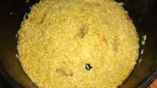 рассыпчатый плов из свинины