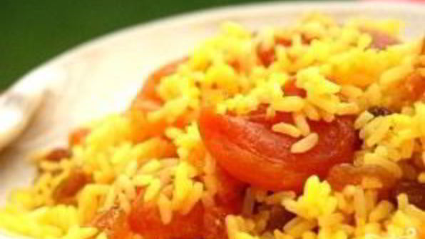 сладкий плов с сухофруктами