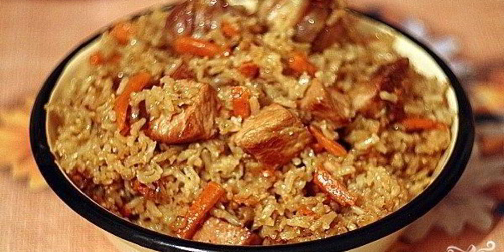 Рецепт узбекского плова из свинины