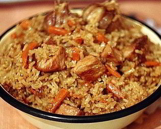 Узбекский плов из свинины