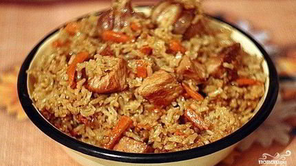 Узбекский плов из свинины
