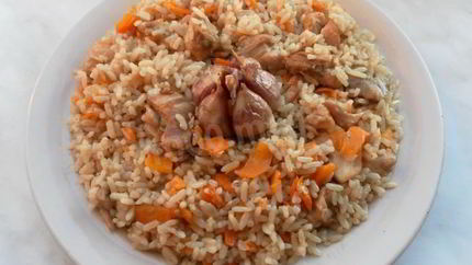 Узбекский плов с курицей домашний