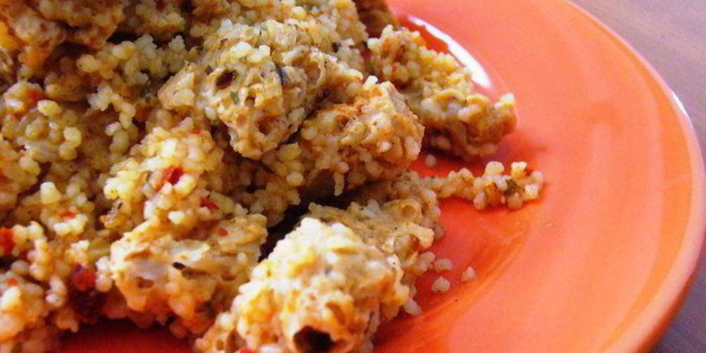 Рецепт вегетарианского плова из кускуса по-восточному