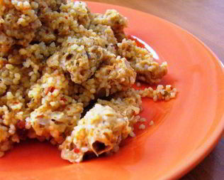 Вегетарианский плов из кускуса по-восточному