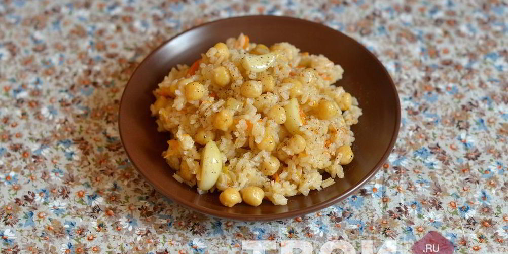 Рецепт вегетарианского плова с нутом