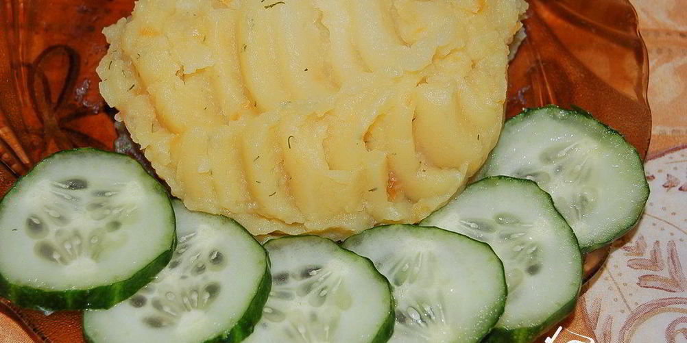 Рецепт постного картофельного пюре с луком и морковью