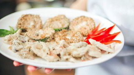 Фрикасе из курицы с цукини