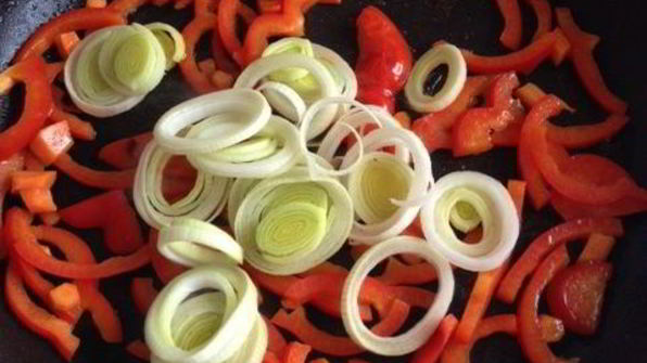 фрикасе из утки с киноа