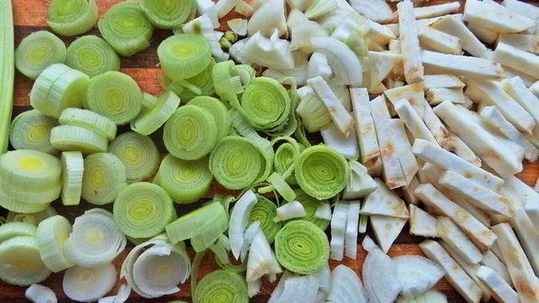 грибное рагу с овощами