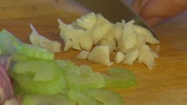 макароны с рагу из кролика