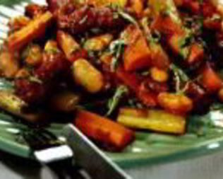 Марокканское рагу с колбасками