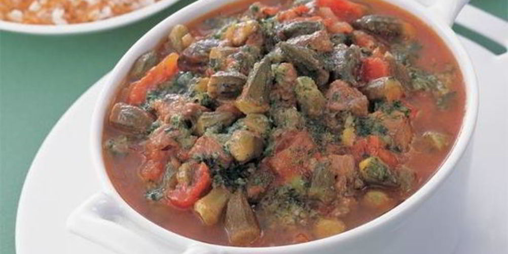 Рецепт мясного рагу с окрой