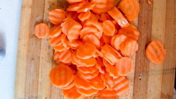 овощное рагу под белым соусом аллеманд