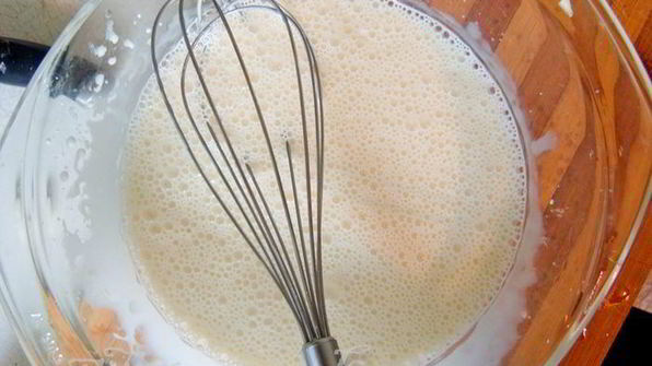 овощное рагу под белым соусом аллеманд