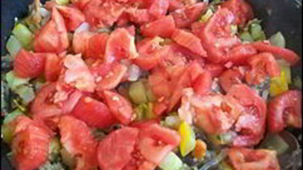 овощное рагу с баклажанами и кабачками