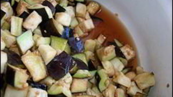 овощное рагу с баклажанами и кабачками