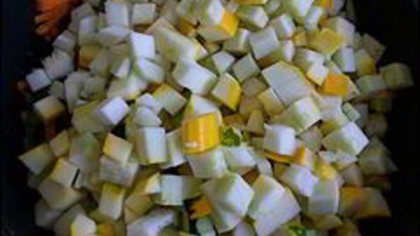 овощное рагу с баклажанами и кабачками