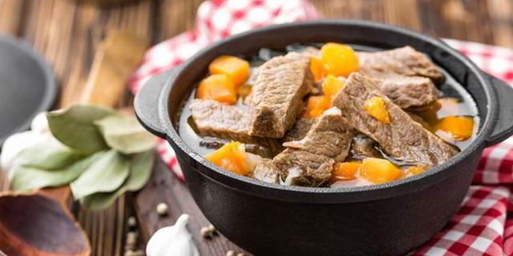 Рецепт овощного рагу с филе миньон