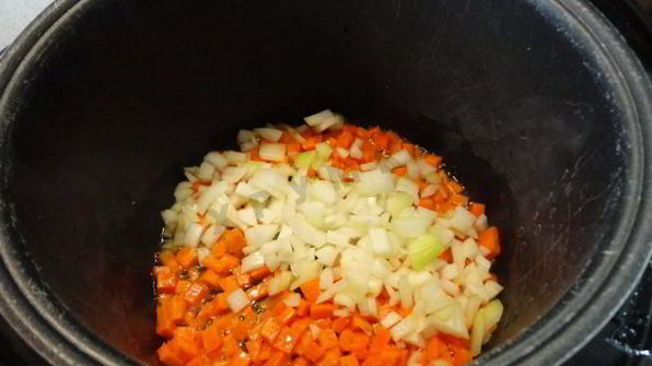 овощное рагу с кабачками в мультиварке