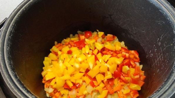 овощное рагу с кабачками в мультиварке