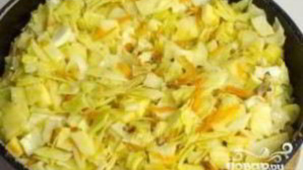 овощное рагу с картофелем и капустой