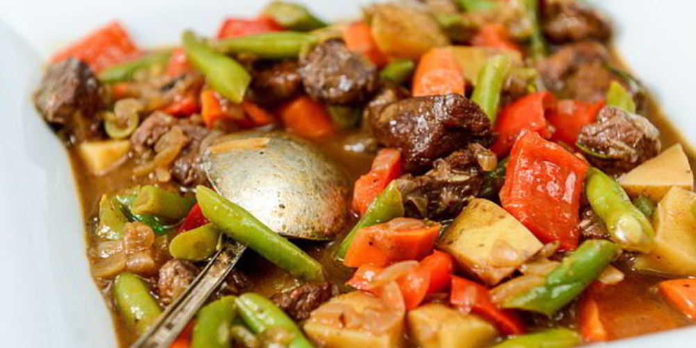 Рецепт овощного рагу с курицей