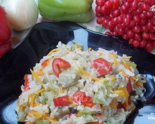 Овощное рагу с рисом