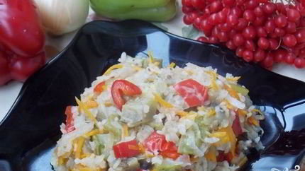Овощное рагу с рисом