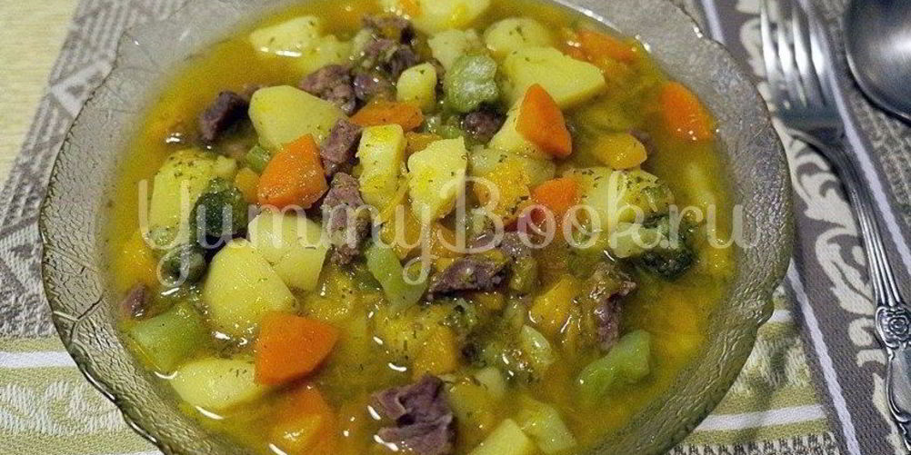 Рецепт овощного рагу с тыквой в мультиварке