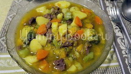 Овощное рагу с тыквой в мультиварке